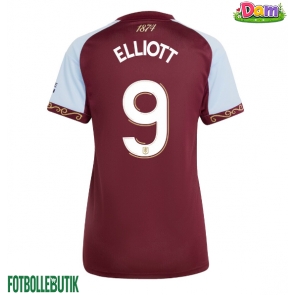 Aston Villa Harvey Elliott #9 Hemmatröja Kvinnor 2025-26 Kortärmad